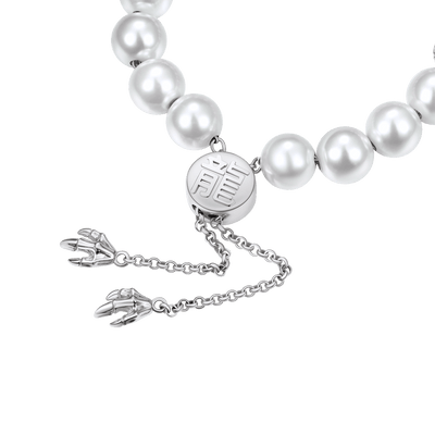 WONG Dragon Pearl and Bead Bracelet - 8mm