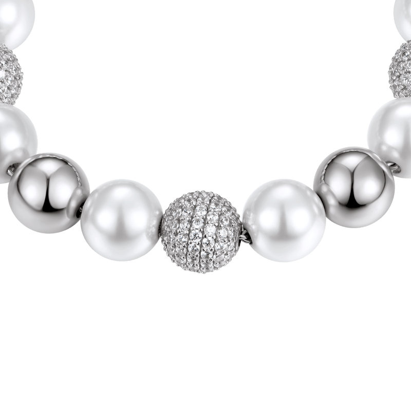 WONG Dragon Pearl and Bead Adjustable Bracelet - 8mm - APORRO