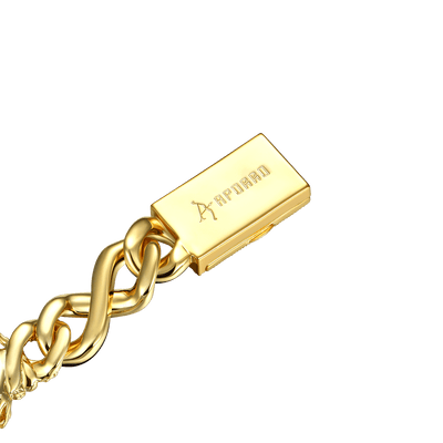Infinity Two-tone Snake Shape Bracelet -  12mm