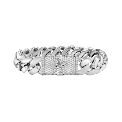 Solid Miami Cuban Bracelet - 12mm