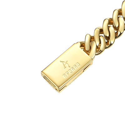 Solid Miami Cuban Bracelet - 12mm