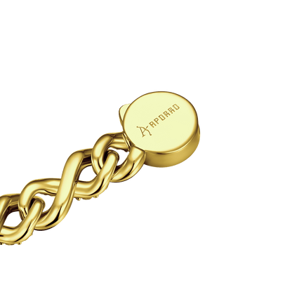 Infinity Two-tone Snake Shape Bracelet - 8mm