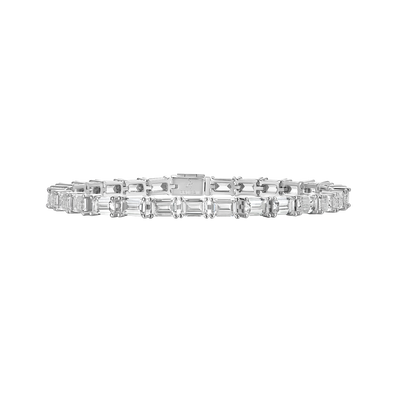 Emerald Cut Tennis Bracelet - 4mm