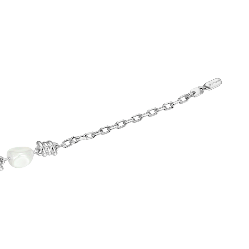 Barbed Wire Pearl Adjustable Bracelet - 8mm - APORRO