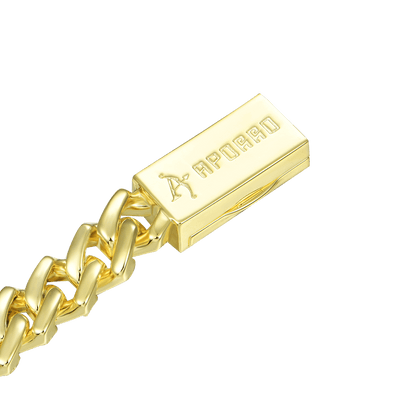 Emerald Cut Prong Cuban Link Bracelet - 10mm