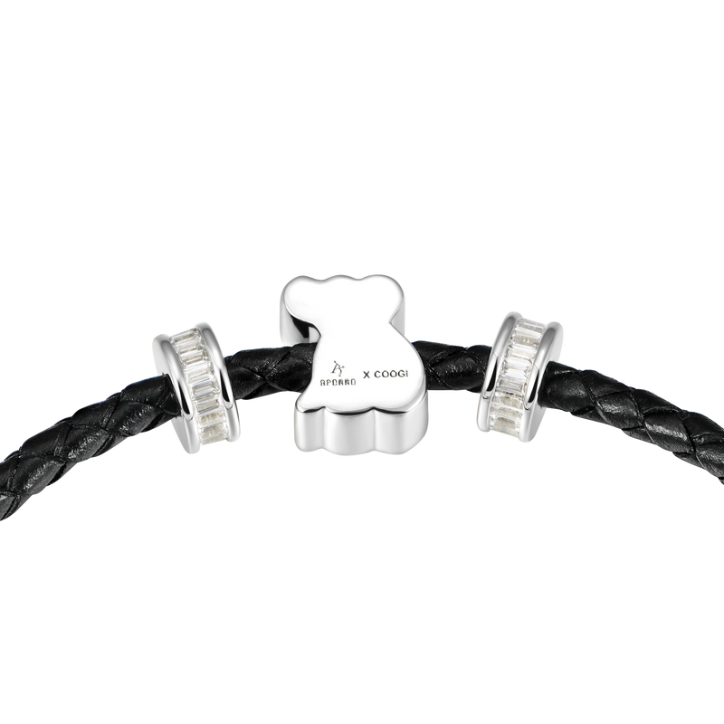 APORRO X COOGI Koala Adjustable Leather Bracelet - 3mm - APORRO