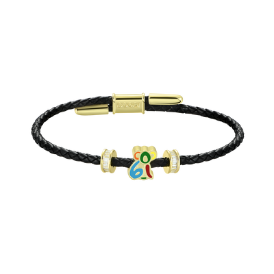 APORRO X COOGI Koala Adjustable Leather Bracelet - 3mm