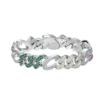 APORRO X COOGI Multicolor Cuban Bracelet - 12mm