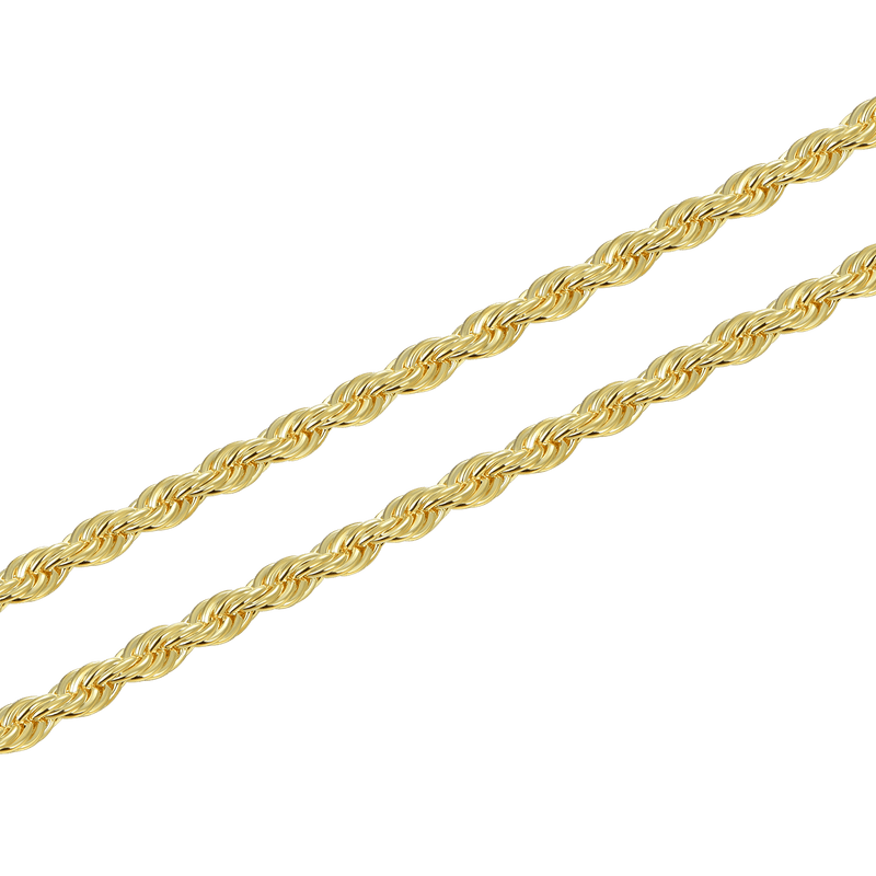 2.5mm 14K Gold Rope Chain - APORRO