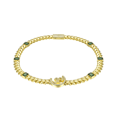 APORRO X GG Emerald Cuban Chain - 12mm