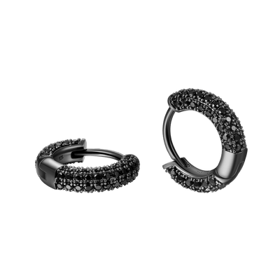 S925 Circle Hoop Earrings - Pair