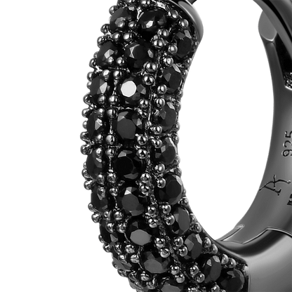 S925 Circle Hoop Earrings - Pair