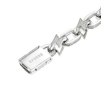 Iced Lightning Link Chain - 12mm [Only Ship to the US]