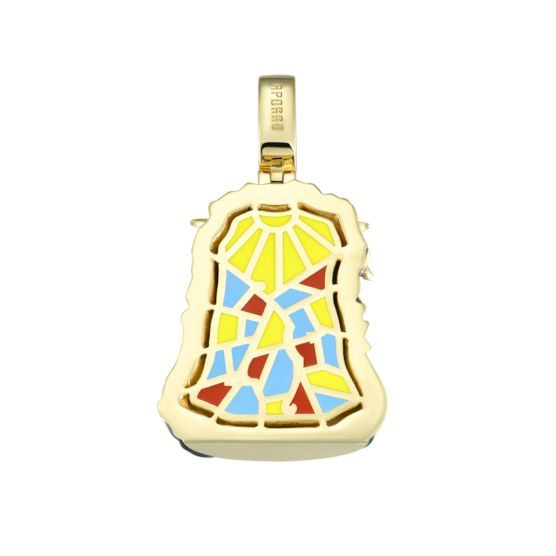 Miniature Enamel Jesus Pendant - APORRO