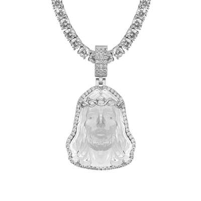Arcenciel Gospel Transparent Jesus Pendant