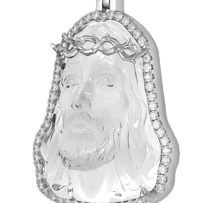 Arcenciel Gospel Transparent Jesus Pendant