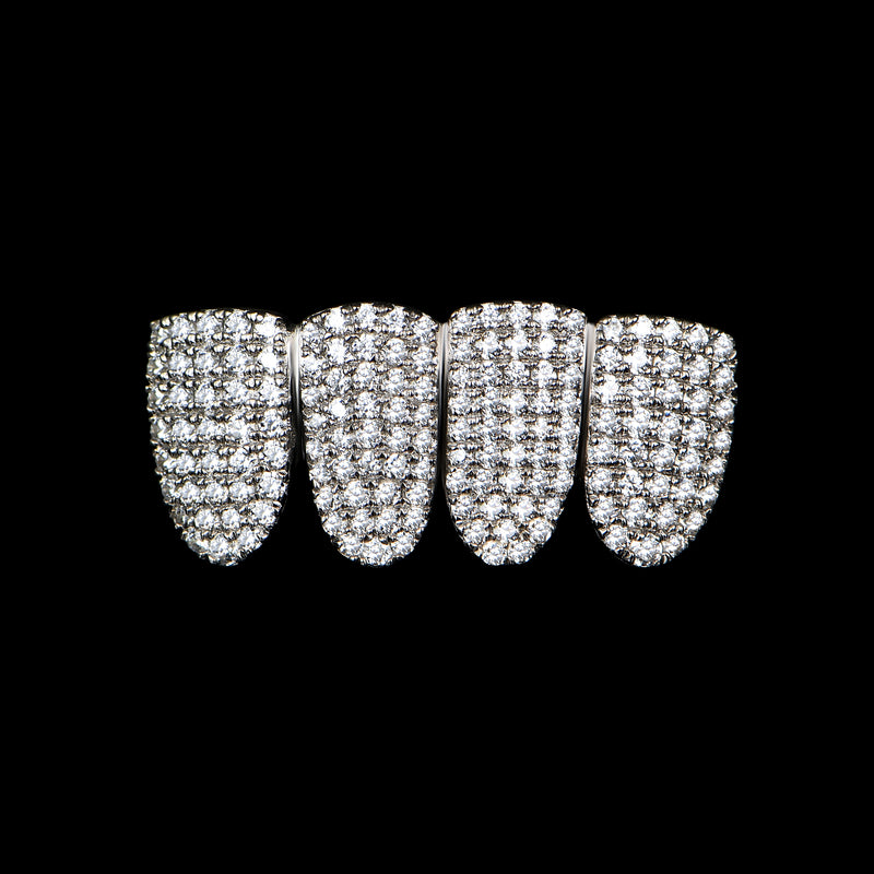 Custom Fully Iced Out Perm Cut Grillz - APORRO