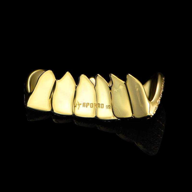 Custom Fully Iced Out Perm Cut Grillz - APORRO