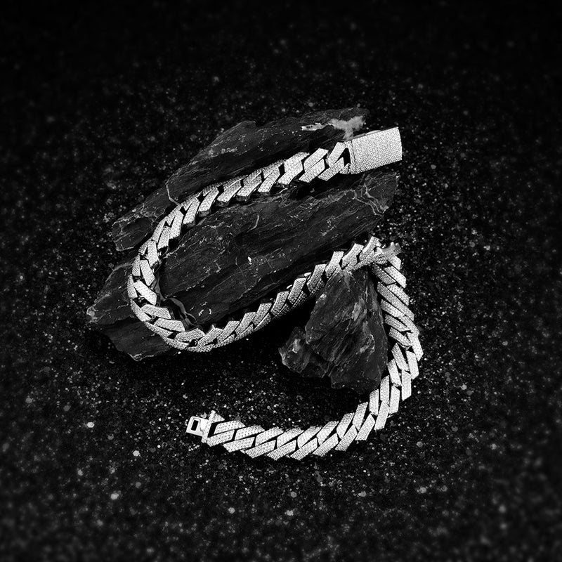Fashionable Prong Cuban Link Chain for Men and Women - APORRO