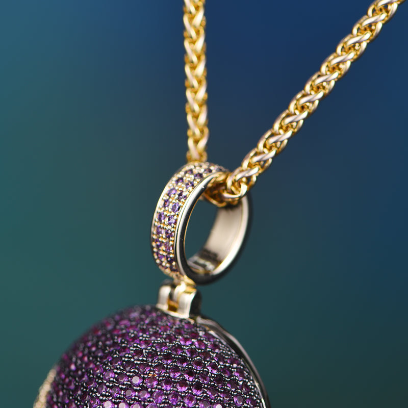 Iced Dragon Ball Golden Frieza Pendant - APORRO