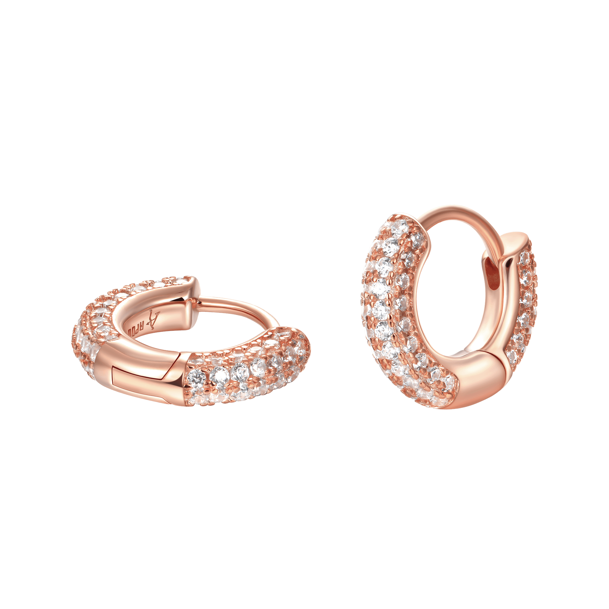S925 Circle Hoop Earrings - Pair