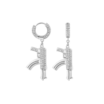 S925 Vertical Draco Earring