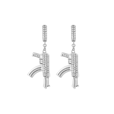 S925 Vertical Draco Earring