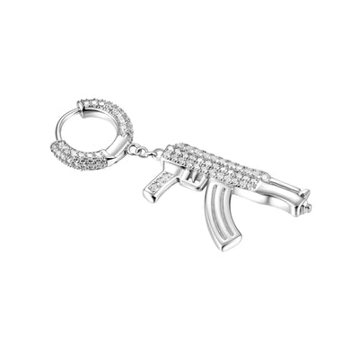 S925 Vertical Draco Earring