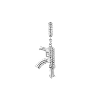 S925 Vertical Draco Earring