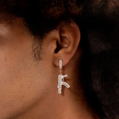 S925 Vertical Draco Earring