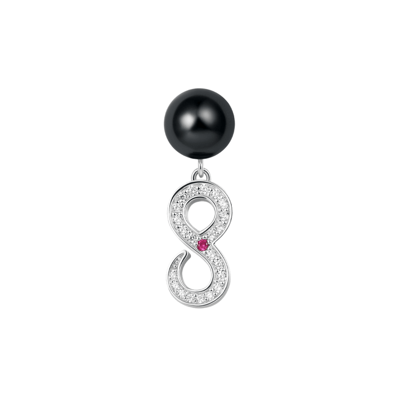 Infinity Pearl Drop Earring - Pearl Earrings for Daily Outfit - APORRO