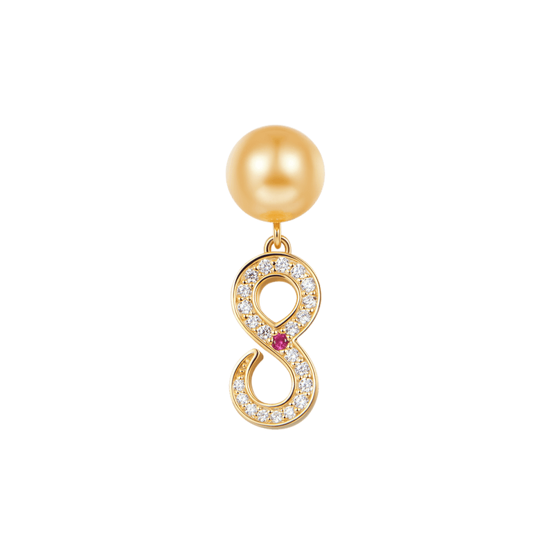 Infinity Pearl Drop Earring - Pearl Earrings for Daily Outfit - APORRO