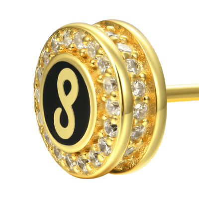 Infinity Stud Earrings - Pair