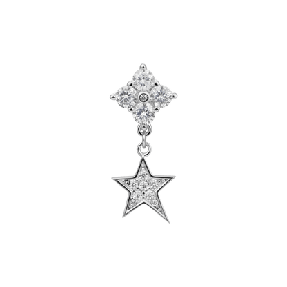 Single Star Drop Earring