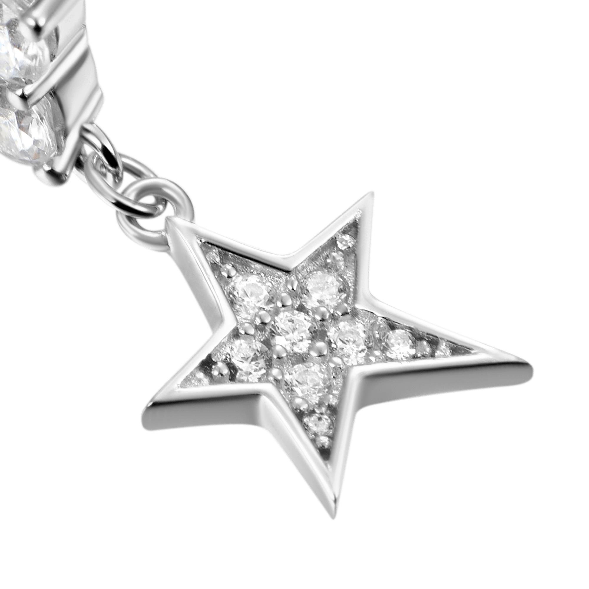 Single Star Drop Earring
