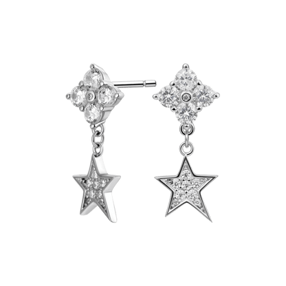 Single Star Drop Earring