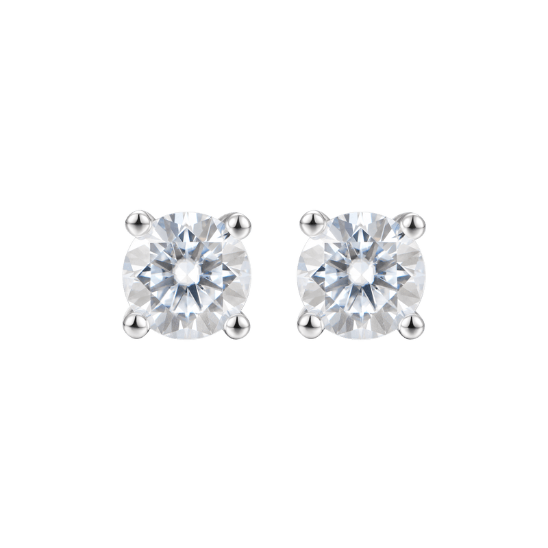 Round Cut Stud Earring - APORRO