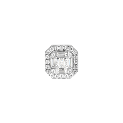 Moissanite S925 Halo Stud Earring
