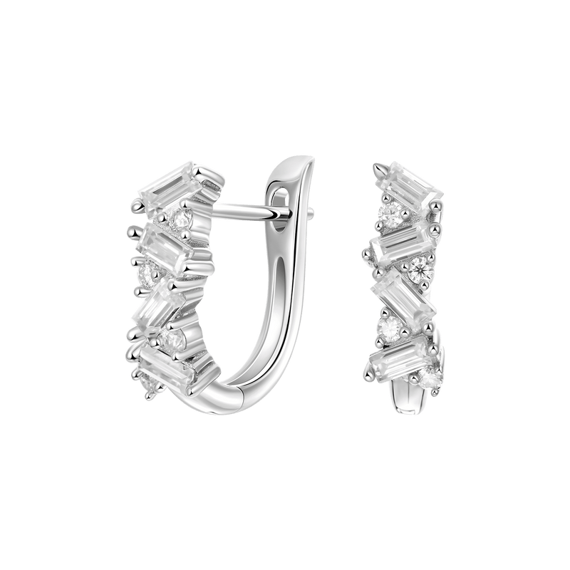 Moissanite Halo Hoops earring for men - APORRO