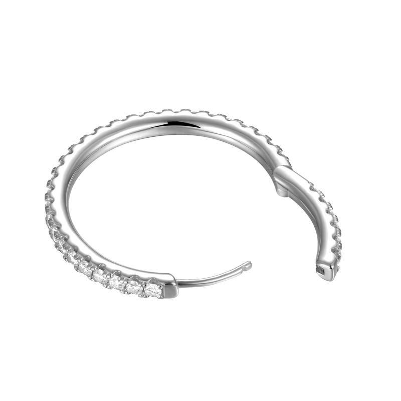 One Row Large Hoop Earring - APORRO