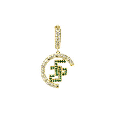 S925 APORRO X GG Double G Dangly Earrings - Pair