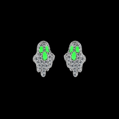 S925 Ghost Stud Earrings