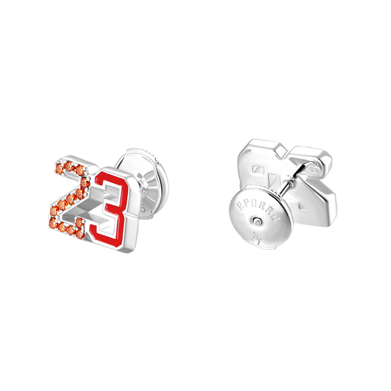 Number 23 Stud Earring - APORRO