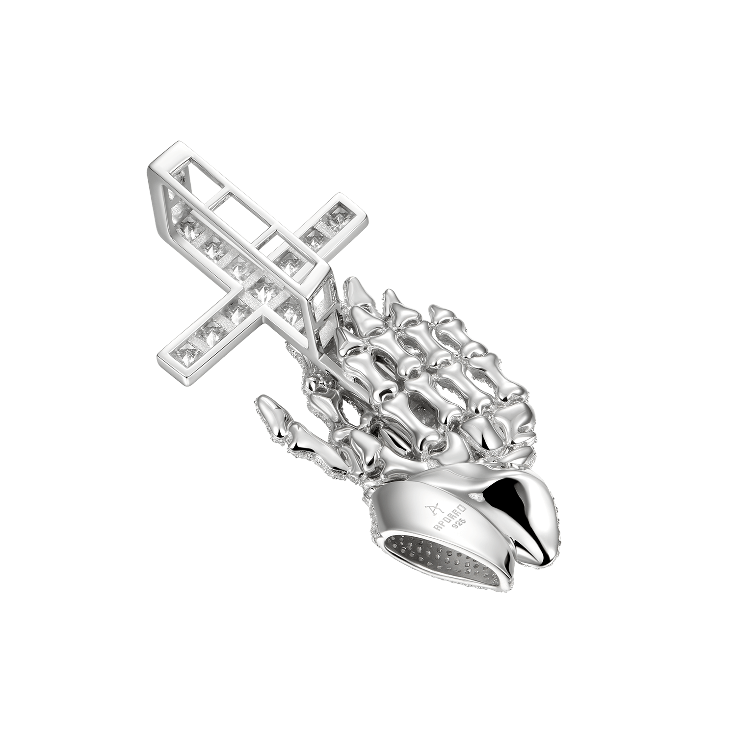 Praying hands cross pendant deals