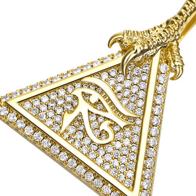 Moissanite Eye of Horus Micro Pendant