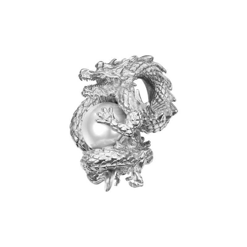 WONG Coiled Dragon Pearl Pendant - APORRO