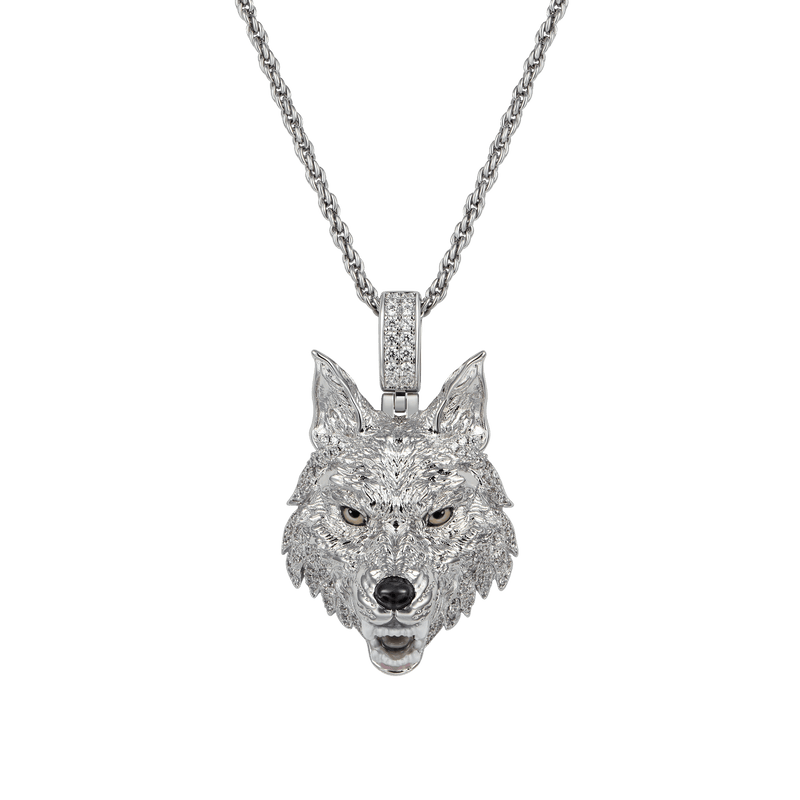 Fearless Wolf Pendant - APORRO