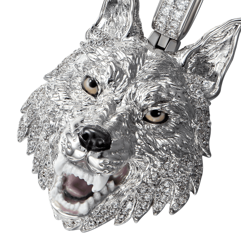 Fearless Wolf Pendant - APORRO