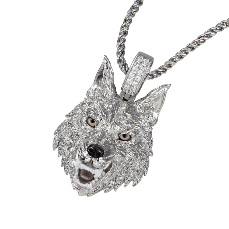 Fearless Wolf Pendant - APORRO