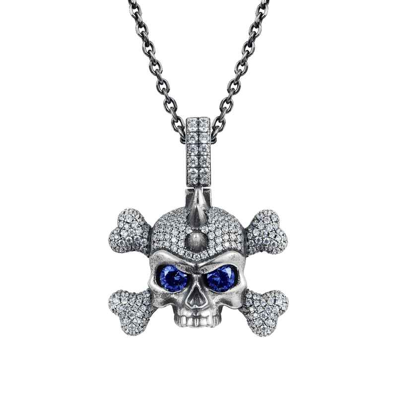 X Iced Skull Pendant - APORRO